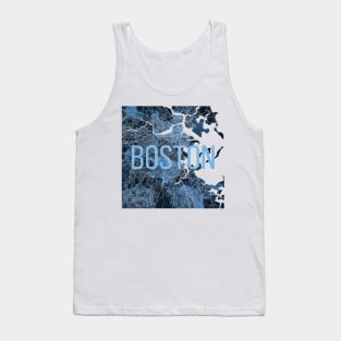 Boston Blue Map Tank Top